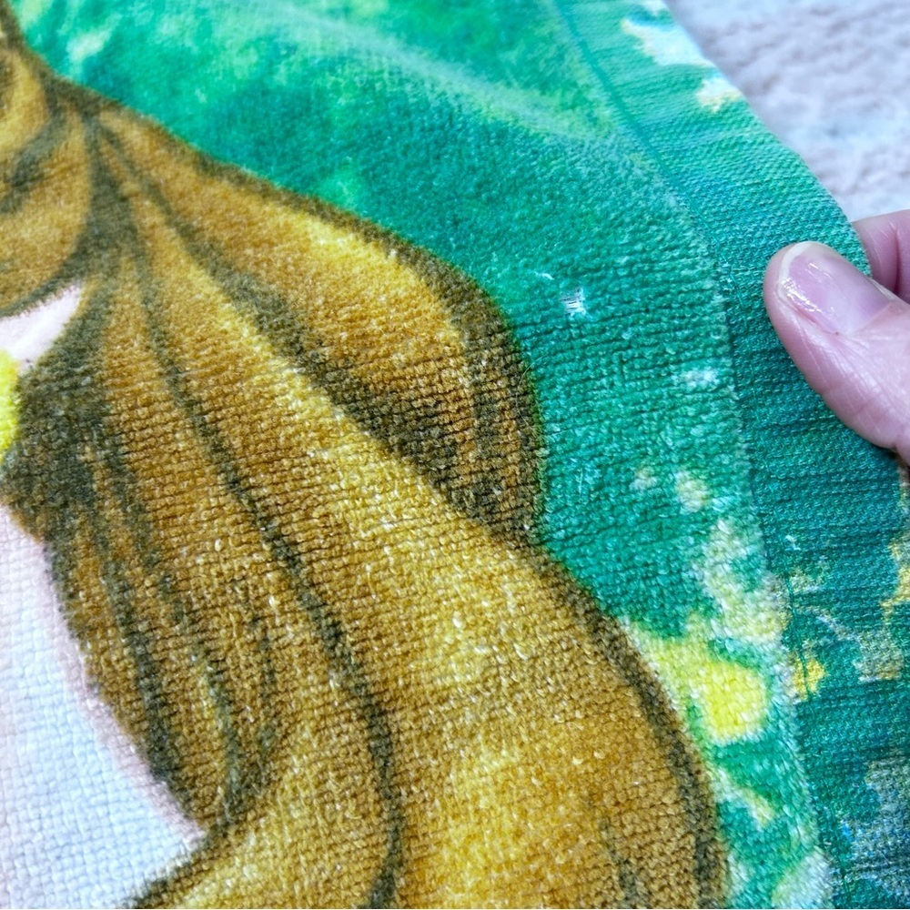 Vintage Disney Princess Beach Towel Cinderella Belle Sleeping Beauty - Picture 8 of 11